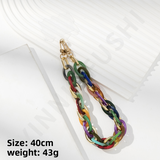 INS Acrylic Portable Mobile Phone Chain Creative Fashion Mobile Phone Case Bracelet Bag Accessories