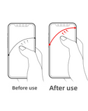 Phone Wrist Strap Stand Back Sticker Desktop Foldable Metal Genuine Leather Lazy Portable Foldable Adhesive Universal Support Stand