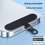 360 ° Rotating Phone Lanyard Tether Tab Oxford Cloth Phone Lanyard Patch Clip Anti-Lost Solid Connecting Piece