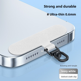 360 ° Rotating Phone Lanyard Tether Tab Oxford Cloth Phone Lanyard Patch Clip Anti-Lost Solid Connecting Piece