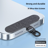 360 ° Rotating Phone Lanyard Tether Tab Oxford Cloth Phone Lanyard Patch Clip Anti-Lost Solid Connecting Piece
