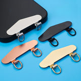 2 Way Metal Double Head Cellphone Lanyards Patch Strap Tether Lanyards Without Adhesive Only for Case with Dual Holes