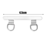 2 Way Metal Double Head Cellphone Lanyards Patch Strap Tether Lanyards Without Adhesive Only for Case with Dual Holes