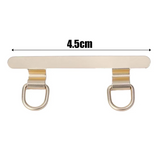 2 Way Metal Double Head Cellphone Lanyards Patch Strap Tether Lanyards Without Adhesive Only for Case with Dual Holes