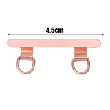 2 Way Metal Double Head Cellphone Lanyards Patch Strap Tether Lanyards Without Adhesive Only for Case with Dual Holes