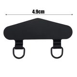 2 Way Metal Double Head Cellphone Lanyards Patch Strap Tether Lanyards Without Adhesive Only for Case with Dual Holes