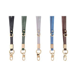 Adjustable PU Leather Mobile Phone Strap  Sewing Crossbody Lanyard Adjustable Back Multifunctional Anti-Lost Strap