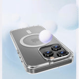 Clear MagSafe  Anti-Drop Protection, Yellowing Resistant, Scratch-Resistant Back, Magnetic Phone Case for iPhone 15 Pro Max