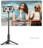 NEW Portable Selfie Stick Tripod With Fill Light for Huawei iPhone Aluminum alloy Selfie Sticker