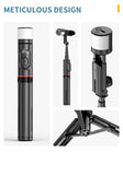 NEW Portable Selfie Stick Tripod With Fill Light for Huawei iPhone Aluminum alloy Selfie Sticker