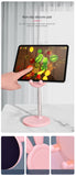 Cute Bunny Phone Holder Desktop Cell Phone Stand Height Angle Adjustable For iPhone 13 14 iPad Lovely Rabbit Tablet Support