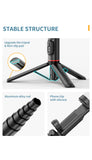NEW Portable Selfie Stick Tripod With Fill Light for Huawei iPhone Aluminum alloy Selfie Sticker