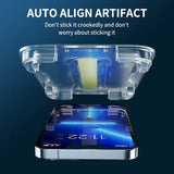 HD Clear Screen Protector for iPhone 14/iPhone 14 Pro, Tempered Film with Professional Positioning Aids [Automatic Cleaning] [No Bubbles], 9H Tempered Glass Screen Protector, Ultra ClearProtector iphone X XR XS MAX 14 Plus Glass