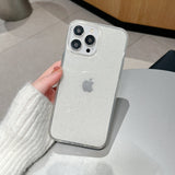 Luxury Bling Glitter Clear Case For iPhone 14 Pro Max 13 Shockproof Transparent Soft Cover