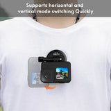 UURIG BH-14 Magnetic Camera Neck Holder Mount Quick Release for DJI、GoPro、insta360 and Other Action Cameras