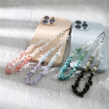 Style Crystal PHONE CHARM CHAIN/PHONE STRAP Amethyst Carnelian Rose Quartz Natural Stone Lanyard String Phone Accessory