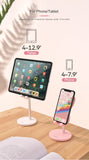 Cute Bunny Phone Holder Desktop Cell Phone Stand Height Angle Adjustable For iPhone 13 14 iPad Lovely Rabbit Tablet Support