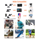 UURIG BH-14 Magnetic Camera Neck Holder Mount Quick Release for DJI、GoPro、insta360 and Other Action Cameras