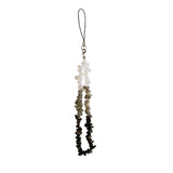 Style Crystal PHONE CHARM CHAIN/PHONE STRAP Amethyst Carnelian Rose Quartz Natural Stone Lanyard String Phone Accessory